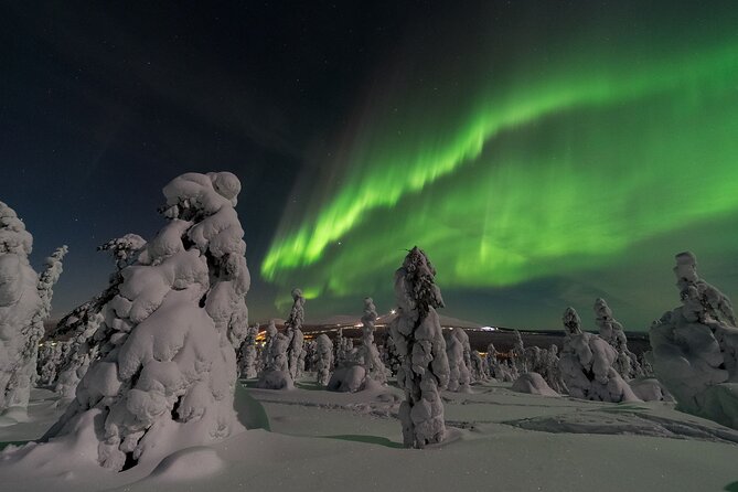 3-h Northern Light Safari by Snowmobiles From Levi - Leaving Levi for a night in the snow
