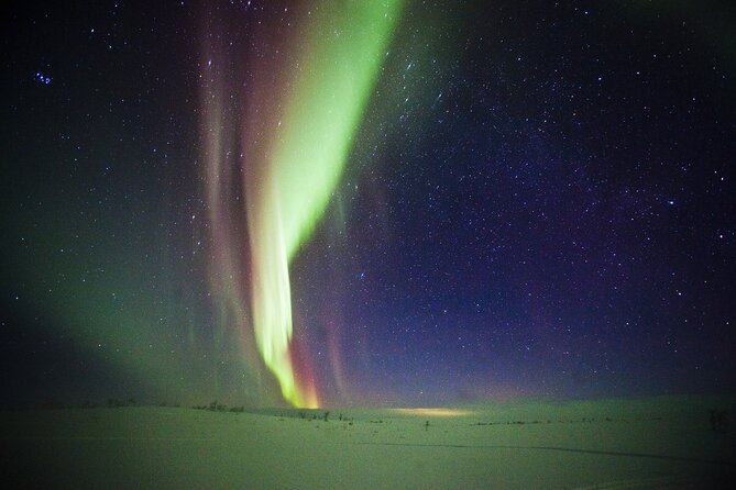 3-h Northern Light Safari by Snowmobiles From Levi - The bonfire stop with sausages and hot tea