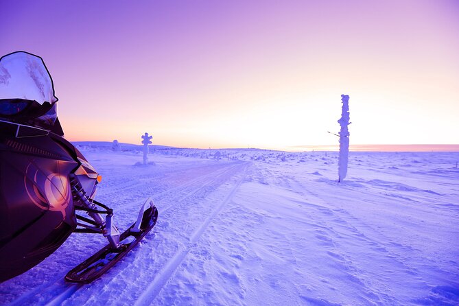 3-hour snowmobile adventure in Levi - A long ride beyond Levi’s resort roads
