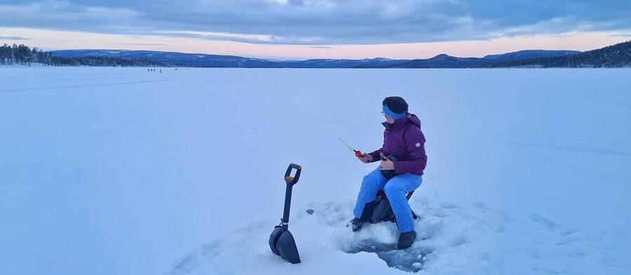 Arctic Tent Sauna Experience with Ice Swimming - A Finnish sauna with a sharper finish