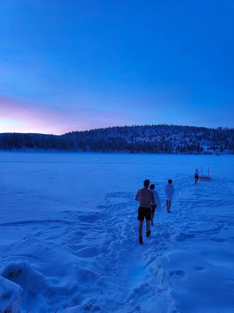 Arctic Tent Sauna Experience with Ice Swimming - Optional food, fire, and winter activities