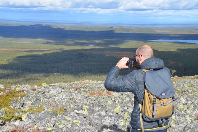 Arctic Wilderness Hike with Fire-making - Learning to read footprints, trees, and mushrooms