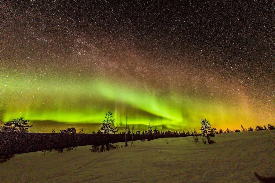 Auroras Northern Lights in Saariselka - How the aurora search really works