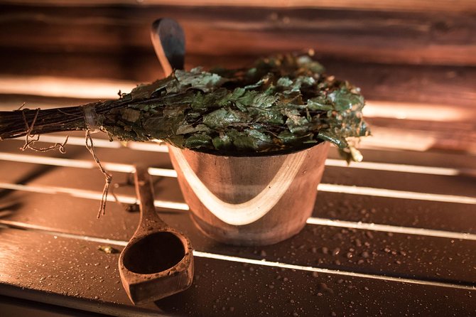 Best Of Lapland: Sauna, Ice swimming, Dinner & Northern Lights - Entering the wood-fired sauna