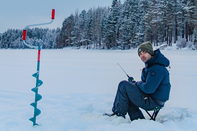 First Ice Fishing Experience in Rovaniemi - Who will enjoy the slow pace