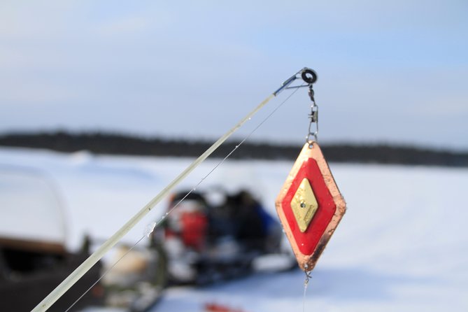 From Ivalo: Ice Fishing Safari to Lake Inari, reindeers & lunch - What the price includes at $186.04