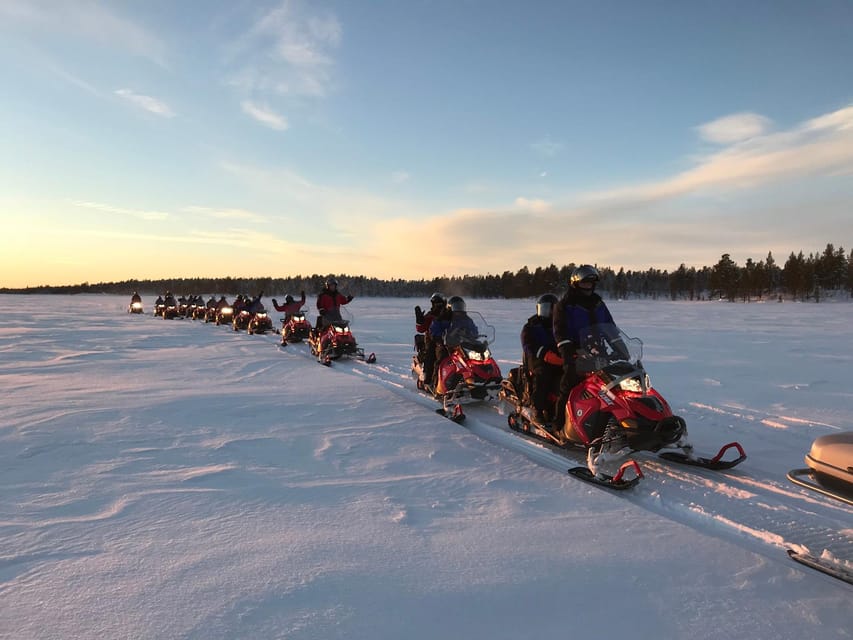 From Rovaniemi: 2-Hour Snowmobile Safari - From Rovaniemi to the Kemijoki riding area