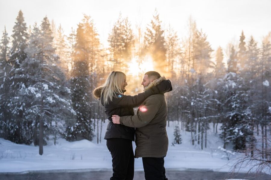 From Rovaniemi: Private Photoshoot in the Lappish Wilderness - The secret stop and the one-hour session