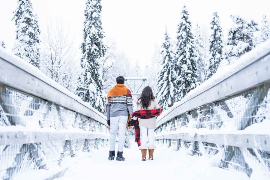 From Rovaniemi: Private Photoshoot in the Lappish Wilderness - What the scenery adds to the pictures