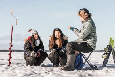 Snowshoeing and Ice Fishing Tour