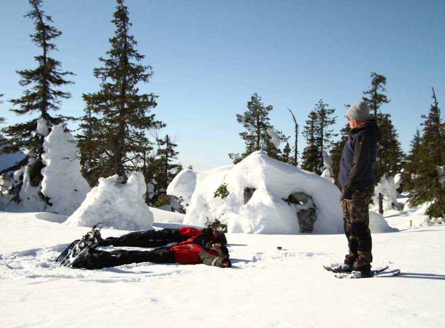 From Ruka: Snowshoeing in Riisitunturi National park - Getting fitted with winter gear