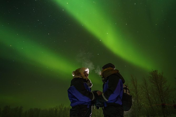 From Saariselkä: Northern lights tour to Lake Inari, incl. dinner - Dinner in a heated Lappish teepee
