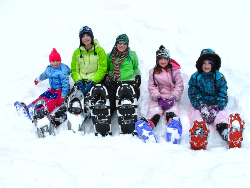 From Sirkka: Levi Summit Guided Nature Snowshoeing Tour - Putting on snowshoes and starting the walk