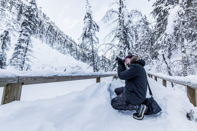 Frozen Waterfalls of Korouoma Canyon tour with Pro Photos & BBQ - What the day feels like in difficult weather