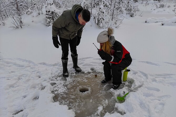 Half-Day Husky Safari and Salmon Ice Fishing Experience - Why combine ice fishing with a husky safari?