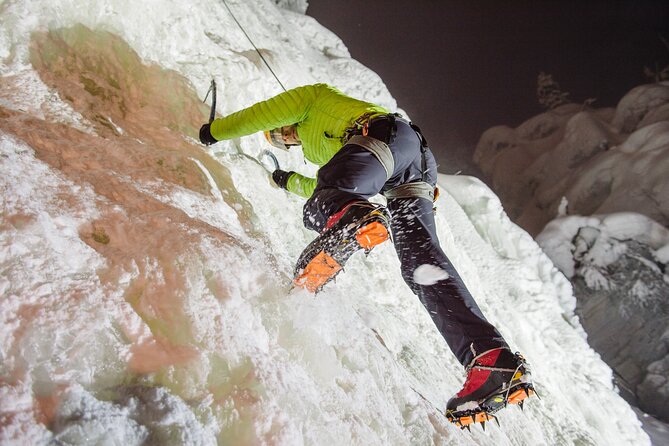 Half-Day Premium Ice Climbing in Pyhä Lapland - From CAMP Kitchen & Bar to the ice wall