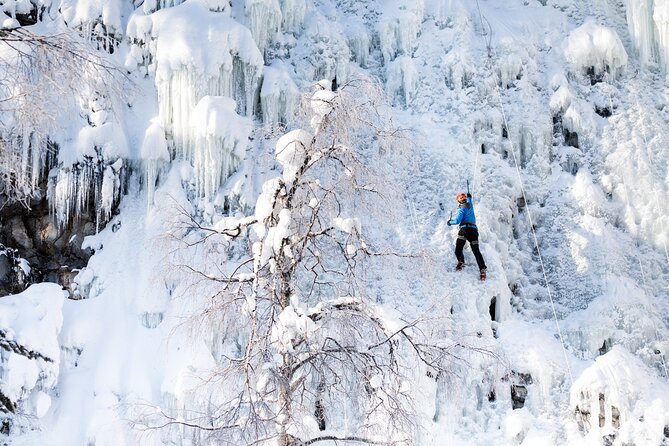 Half-Day Premium Ice Climbing in Pyhä Lapland - Tajukangas gives the session a proper base camp