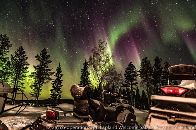 Hunting Northern Lights by Snowmobiles - Small-group attention, with a few limits