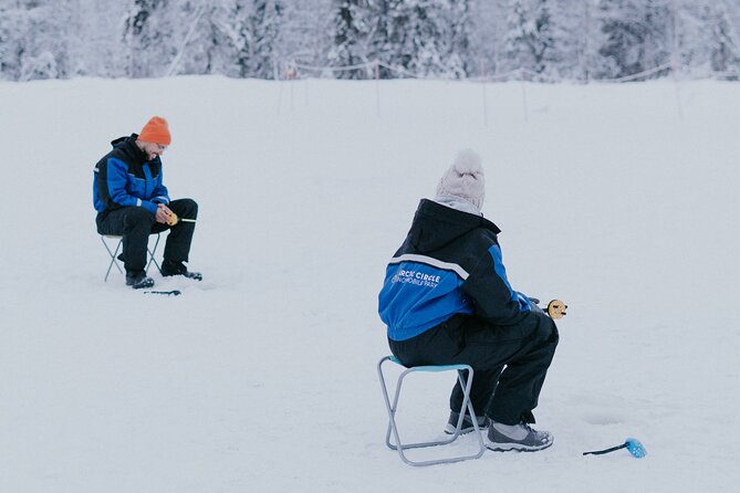 Ice Fishing by Snowmobile in Levi - A snowmobile ride with a quiet finish
