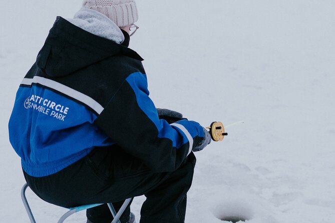 Ice Fishing by Snowmobile in Levi - Learning to drive the snowmobile