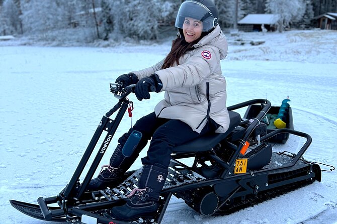 "ICEBREAKER" Ice Fishing VIP Private Tour - Snow scooters across the Finnish forest