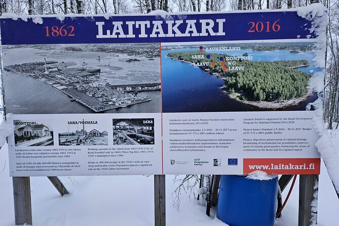 Icetrek to Old Kemi - The 0.8-kilometer crossing to Laitakari