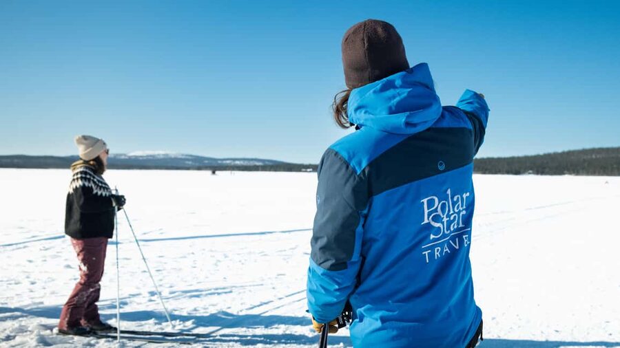 Kittilä: Lapland Levi Cross-country Skiing for Beginners - Following the trail through Levi’s winter setting