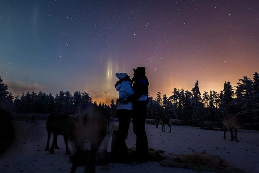 Kuusamo: Reindeer Farm Visit - The Old Corral and Farm Setting