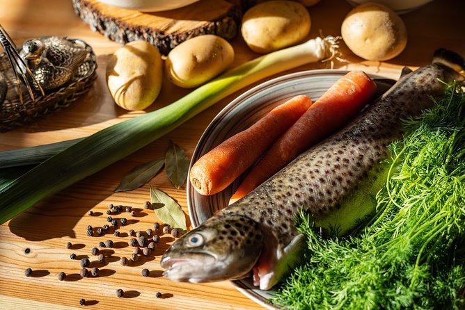 Lappish Cooking Master Class - Elena’s lesson: a traditional salmon soup made at home
