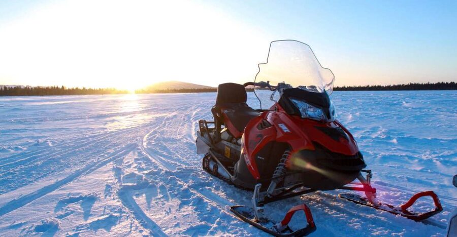 Levi: 3 Hour Snowmobile Safari Around Levi with Coffee Break - From Levi Tourist Information to the snow trails
