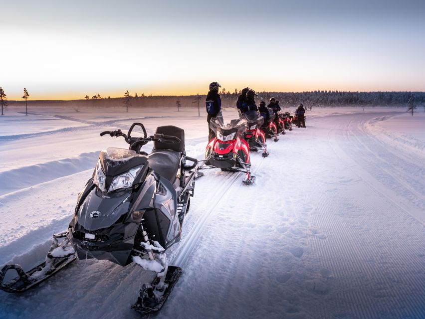 Levi: 3 Hour Snowmobile Safari Around Levi with Coffee Break - The 15-minute coffee break