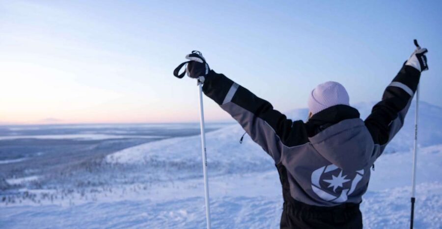 Levi: Backcountry Skiing Adventure - Finding the right place for pictures
