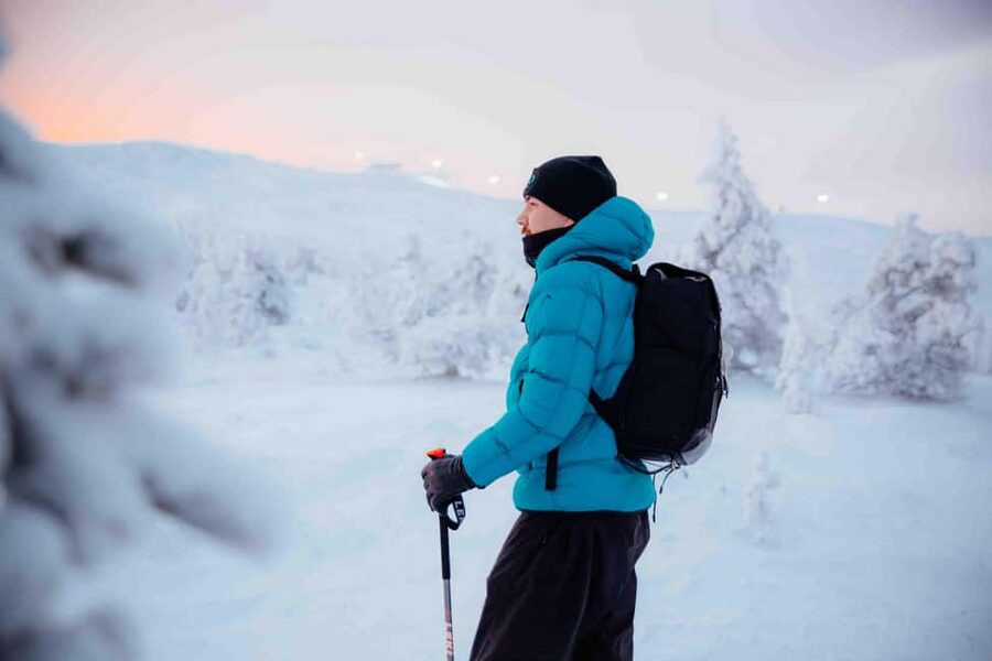 Levi: Cross-Country Skiing Experience - Crossing Levi’s frozen lake