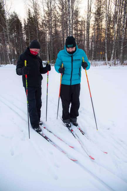Levi: Cross-Country Skiing Experience - Learning the basic rhythm on snow