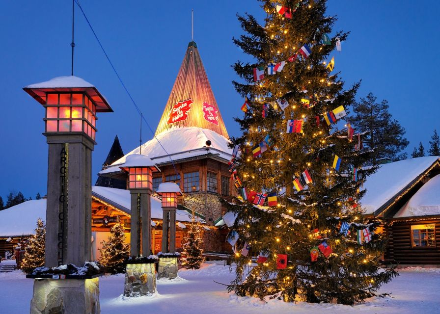 Levi: Day Trip to Santa Claus Village with Lunch - The road from Levi to Santa Claus Village
