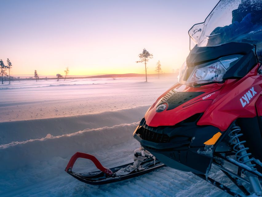 Levi: Easy Snowmobile Tour Perfect for Beginners - Sharing a snowmobile and handling the controls