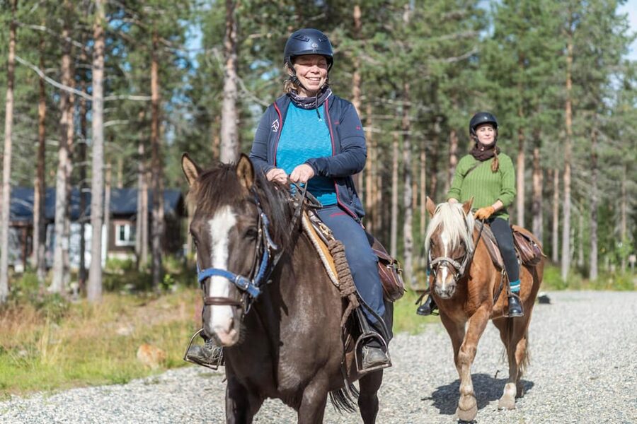 Levi: Horse Riding in the Finnish Forest - Why this short ride works well in Lapland