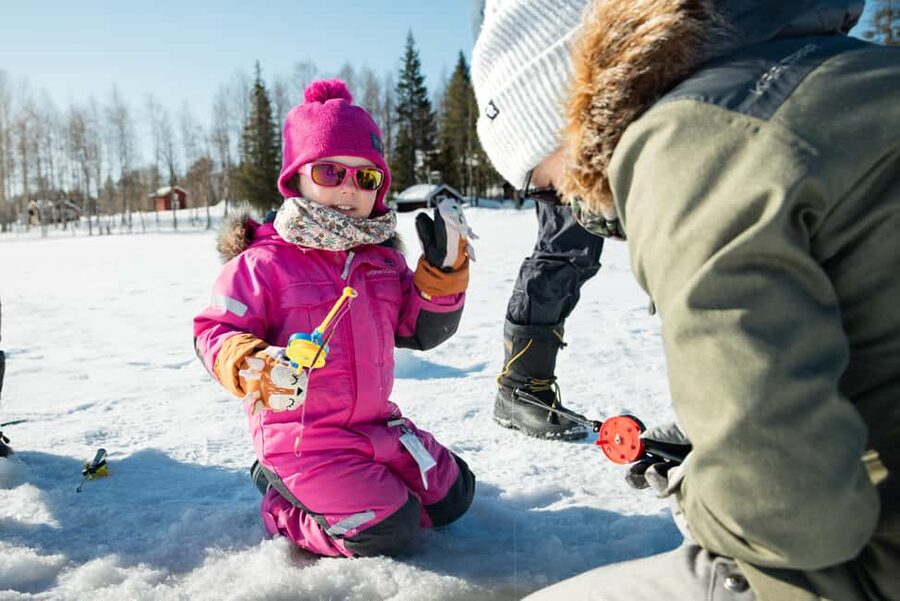Levi Lapland: Arctic Ice-Fishing - What Arctic Ice Fishing Near Levi Feels Like