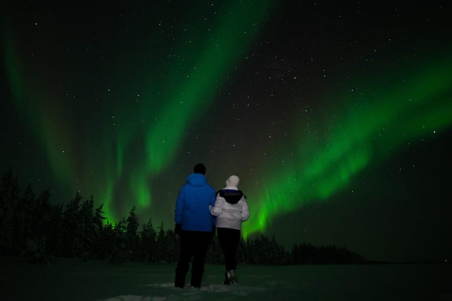 Levi: Northern Lights Sledge Ride - Gearing up for the Lappish cold
