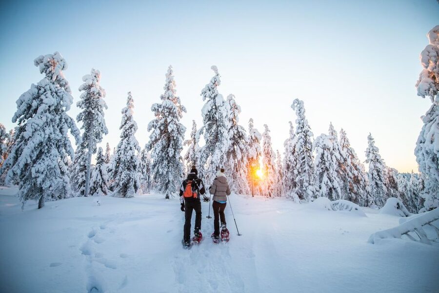 Levi: Snowshoe Adventure in the Wilderness - The photography guide changes the pace