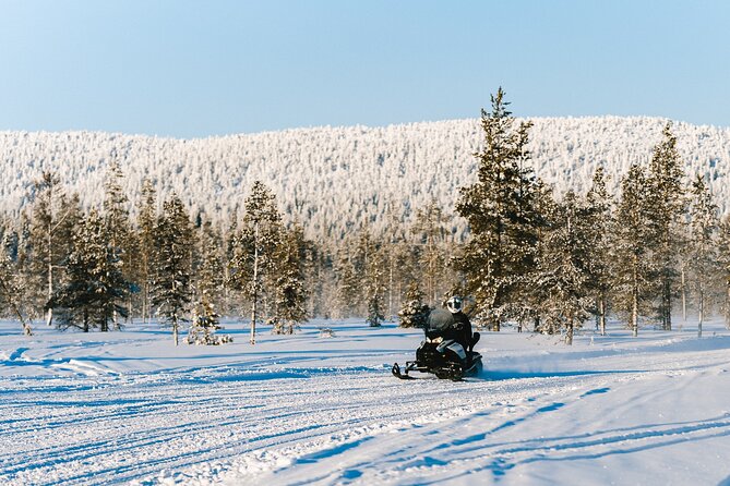 Levifell tour - Sharing a snowmobile changes the price and the ride