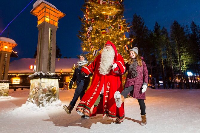 Meet Santa Claus & Santa's Reindeer Ride & Greet Huskies - Crossing the Arctic Circle line
