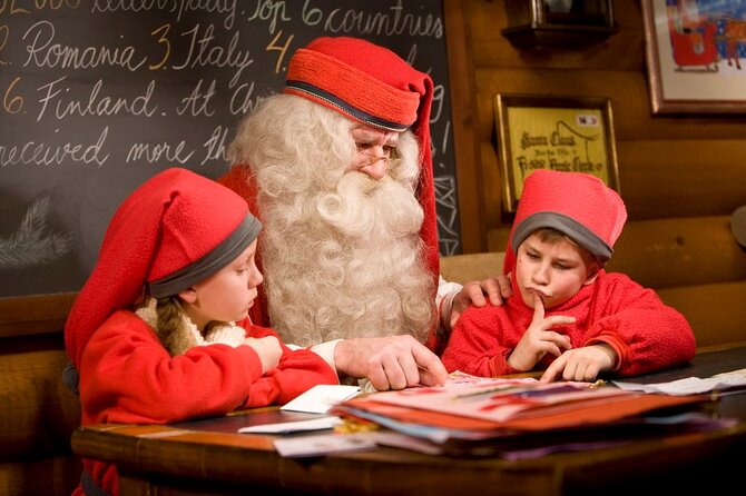 Meet Santa Claus & Santa's Reindeer Ride & Greet Huskies - Santa’s post office and a useful souvenir