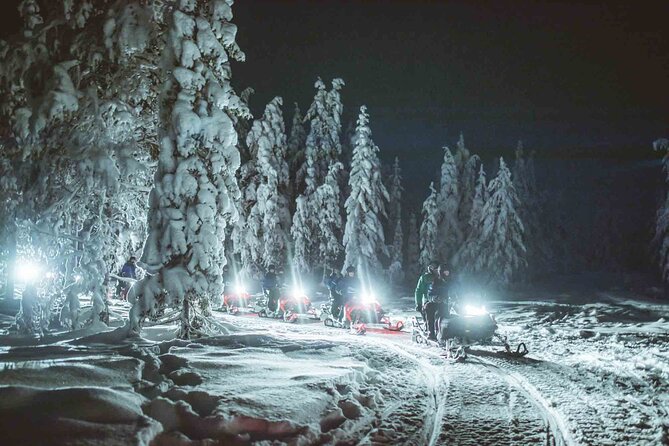 Night Snowmobile Safari, Rovaniemi - Searching for Northern Lights without a promise