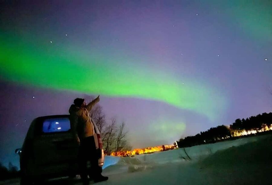 Northern lights private tour Rovaniemi - What happens during the three-hour core outing