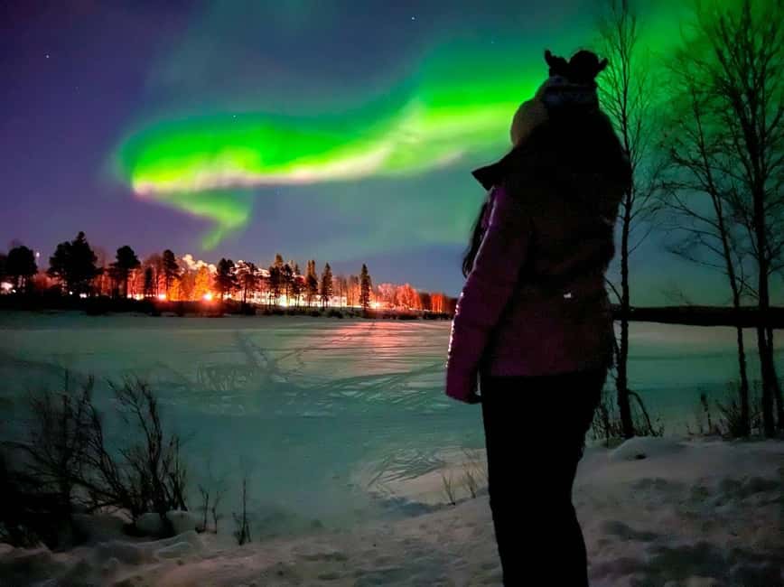 Northern lights private tour Rovaniemi - A private ride makes the night less stressful