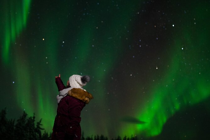 Northern lights Reindeer Sledge Ride - The 7:00 pm start and Arctic darkness