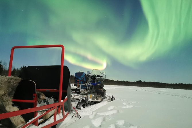 Northern Lights Sledge Ride - A Snowmobile Sledge Through Rovaniemi’s Winter Dark