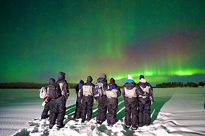 Northern Lights Tour Snowmobile Driving - What the snow trail feels like after dark