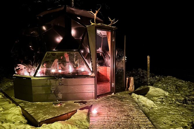 PRIVATE Glass Igloo Dinner Under Northern Lights - How realistic are the northern lights chances?